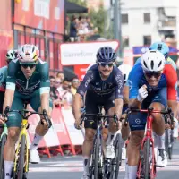 Tronchon sorprendió en el embalaje y se impuso ante Magnus Cort y Thibau Nys. FOTO @lavuelta