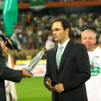 Víctor Marulanda, en su época como presidente de Atlético Nacional, en 2010. Está de regreso. FOTO JUAN ANTONIO SÁNCHEZ