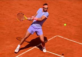 En la siguiente ronda del Masters de Roma, Nadal se enfrentará al polaco Hubert Hurkacz, número 9 del mundo. FOTO: Getty 