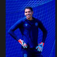 El arquero colombiano Kevin Mier es una de las figuras de Cruz Azul en busca del título del torneo Clausura 2026 mexicano. FOTO TOMADA X @CruzAzul