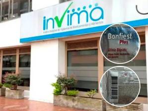 Invima alertó por Bonfiest Plus falsificado del lote 5H6839, con vencimiento en junio de 2027. FOTO: Invima