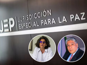 Sigifredo López reclamó a la magistrada Julieta Lemaitre por considerar vulnerados sus derechos como víctima. FOTO: Julio César Herrera Echeverry / Colprensa 