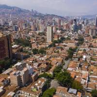 Descripción: Medellín, panorámicas de la cuidad, ordenamiento territorial y aspecto durante la cuarentena por el coronavirus. Personajes: . Fecha de evento: 16/04/2020. Foto: Manuel Saldarriaga Quintero