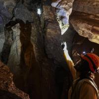La caverna El Guardián es un sistema kárstico de 70 metros y cuatro niveles articulados en un monolito de mármol. FOTOS Manuel Saldarriaga 