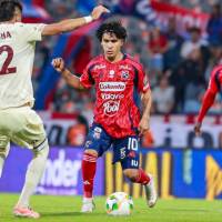 Daniel Cataño, el 10 del DIM que volvió para cumplir varios sueños pendientes con el Poderoso. Tras una lesión, está listo para regresar. FOTO MANUEL SALDARRIAGA 