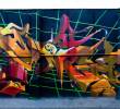 El mural “El graffiti y su legado en Medellín” fue creado por varios artistas urbanos en una superficie de 350 metros cuadrados. FOTO cortesía