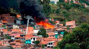 El incendio ocurrió en la zona semirrural de itagüí. FOTO ARCHIVO