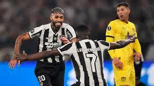 Con un inesperado 5-0, Botafogo cerró el duelo de ida de las semifinales de la Copa Libertadores ante Peñarol FOTO AFP