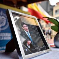 Este lunes se han realizado varios homenajes por la memoria del senador Miguel Uribe. FOTO COLPRENSA