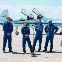 Los astronautas están listos para estrenar el nuevo cohete de la Nasa, llamado SLS. FOTOS Getty y Nasa.