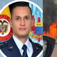 Hanner David Sánchez Mora, el joven piloto que comandaba la aeronave T90 Calima FAC 2448, que se estrelló fuertemente en una zona urbana de la ciudad de Cali. FOTO: captura video Twitter y FUERZA AÉREA COLOMBIANA