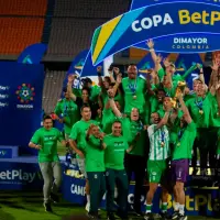 El cuadro verde de Antioquia suma ocho títulos de Copa Colombia con el que consiguió el miércoles 17 de diciembre de 2025 contra Medellín. Foto: Camilo Suárez