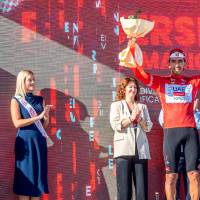 Molano se impuso por centímetros al francés Paul Magnier en el esprint de la primera jornada de la carrera croata y es el primer líder. FOTO: X-CRO RACE