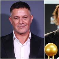 Alejandro Sanz se une así a los amigos de Julio Iglesias que han querido apoyarlo en estos momentos delicados tras la denuncia en contra por parte de dos exempleadas por presunto abuso sexual. FOTO: AFP y Getty