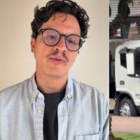 El actor Biassini Segura fue acusado de intentar besar a su hija en la boca durante varias ocasiones mientras compartía con ella en un espacio público en Bogotá. Fotos: capturas videos redes sociales