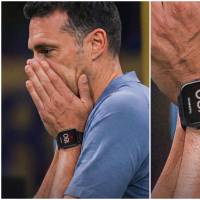 Las lágrimas y el silencio de Lionel Scaloni tras la agónica clasificación argentina ante Egipto no solo inundaron las redes sociales; también encendieron las alertas de Garmin. FOTO: Tomada de redes sociales @garminargentina.