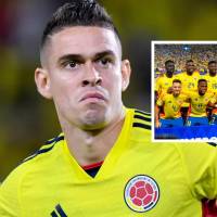 Rafael Santos Borré, la ausencia más comentada en la convocatoria final de la Selección Colombia para el Mundial 2026, asimiló el golpe de quedar al margen de la cita orbital tras enviar un mensaje. FOTO: Getty y FCF