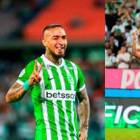 El futbolista antioqueño Christian Arango llegó a Atlético Nacional en condición de préstamo desde San José Earthquakes de la MLS. Alfredo Morelos logró desvincularse del Santos de Brasil. FOTO Camilo Suárez