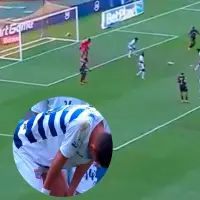 Sebastián Palma lamentándose por el autogol cometido ante Santa Fe. FOTO: Captura de vídeo