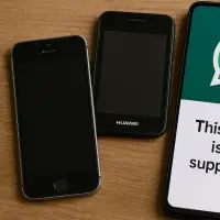 Modelos antiguos de Android y iPhone quedarán sin soporte para WhatsApp a partir del 1 de agosto de 2025. FOTO EL COLOMBIANO | creado con IA