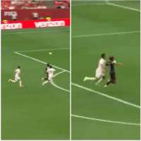 Canadá superó y goleó a Catar 6-0 ante su gente, a pesar de las polémicas expulsiones y lesiones que trajeron la victoria de los canadienses. FOTO: Captura video de redes sociales @DSports.
