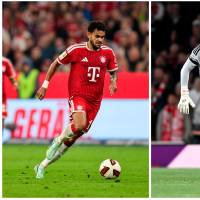 Luis Díaz viene de anotar tres goles en Bundesliga y David Raya llega al partido con el arco invicto en las dos primeras jornadas de la Liga de Campeones. FOTO GETTY 
