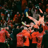 El arquero marroquí Yassine Bono fue la gran figura del equipo marroquí en la tanda de penaltis. Foto: tomada del x de @CAF_Online