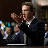 Zuckerberg, CEO de Meta, declaró el miércoles en Los Ángeles. FOTO: GETTY
