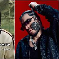 Así fue como se disfrazó Ryan Castro para ayudar a los vendedores ambulantes en Medellín. FOTO: Captura video de redes sociales @bocadosanonimos y cortesía Billboard