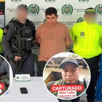 Cayó alias Lobo en Antioquia; lo acusan de desplazar a 2.300 personas en Briceño. Foto: Policía Nacional
