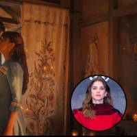 Pedro y Tita en Como agua para chocolate. En el círculo, la actriz, Irene Azuela, quien interpreta a la matriarca Mama Elena. FOTOS Cortesía HBO Max