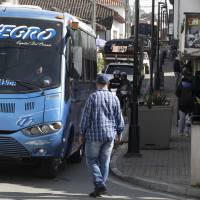 Imagen de referencia de buses del municipio de Rionegro. Foto: EL COLOMBIANO