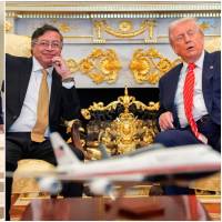 El presidente Gustavo Petro visitó por segunda vez la Casa Blanca, esta vez para encontrarse con el presidente Donald Trump. FOTOS: Tomadas de X @infopresidencia