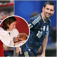 En diciembre de 2007, en un modesto vestuario del Camp Nou, un tímido Lionel Messi de veinte años sostenía a un bebé de cinco meses en una bañera de plástico. Aquel niño no era otro que Lamine Yamal. Ahora lo enfrentará en la final del Mundial 2026. FOTO: AFP, Getty y cortesía Joan Monfort