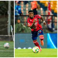 Felipe Marín, de Atlético Nacional, y John Edwuin Montaño, del DIM, son dos sorpresas del segundo semestre. FOTO Cortesía y Manuel Saldarriaga