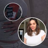 Lina Tejeiro está embarazada. Foto: captura de video - Instagram @linatejeiro