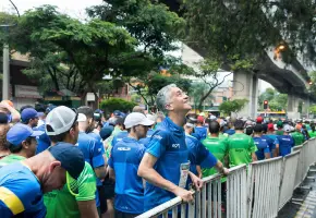 Correr en las calles de Medellín