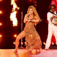Shakira cerrará su residencia en el Macondo Park de Madrid el 12 de octubre con un concierto en el que Maluma, Beéle y Dani Martín serán los artistas invitados. FOTO: GETTY