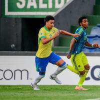 Colombia superó contundentemente a Brasil para llegar a la final del Sudamericano. FOTO FCF