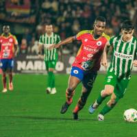 Todavía con su cara de niño, Juan Manuel refleja la intensidad con la que juega y no se esconde ante la exigencia de portar la camiseta verdolaga. FOTO ATLÉTICO NACIONAL
