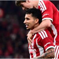 Gustavo Puerta jugará un año cedido en el Olympiacos y posteriormente irá al Nottingham Forest de la Premier League. FOTO: X Olympiacosfc