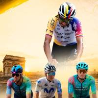 Egan Bernal, Hárold Tejada, Éiner Rubio, Sergio Higuita y Fernando Gaviria, las cartas de Colombia en el Tour de Francia-2026. FOTOS: GETTY