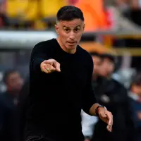 Pablo Peirano deberá estar por fuera del banco del Bucaramanga durante varios partidos. FOTO COLPRENSA
