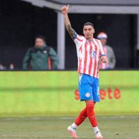 Miguel Almirón anotó los dos goles paraguayos ante Bolivia. FOTO: X Albirroja