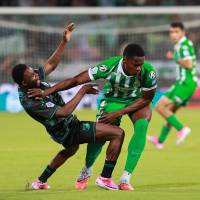 Néider Parra, defensor central de 21 años de Atlético Nacional. FOTO: Manuel Saldarriaga