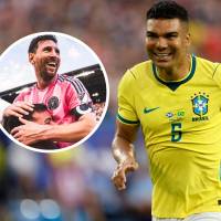 Tras años de intensas batallas defendiendo las camisetas del Real Madrid y el Barcelona, Casemiro y Lionel Messi volverán a compartir terreno de juego, esta vez como aliados en el Inter Miami. FOTO: Getty y redes sociales @LeoMessi
