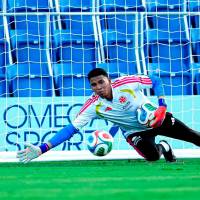 El arquero Kevin Mier, del Cruz Azul de México, podría ser el titular de Colombia en su partido contra Perú. Foto: tomada del x de @SeleccionColombia