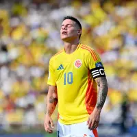 James Rodríguez salió al paso sobre los rumores que ubican a Jhon Jáder Durán en una pelea con el técnico Néstor Lorenzo. Foto: Getty Images