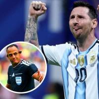 El nombramiento arbitral de la Fifa para el cruce de semifinales ha colocado en el ojo del huracán a Ismail Elfath, un juez con el que a Messi le ha ido muy bien en la MLS. FOTO: Getty y AFP