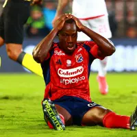 El volante vallecaucano Baldomero Perlaza ingresó en el segundo tiempo del partido ante América y estuvo cerca de marcar gol. Foto: Manuel Saldarriaga